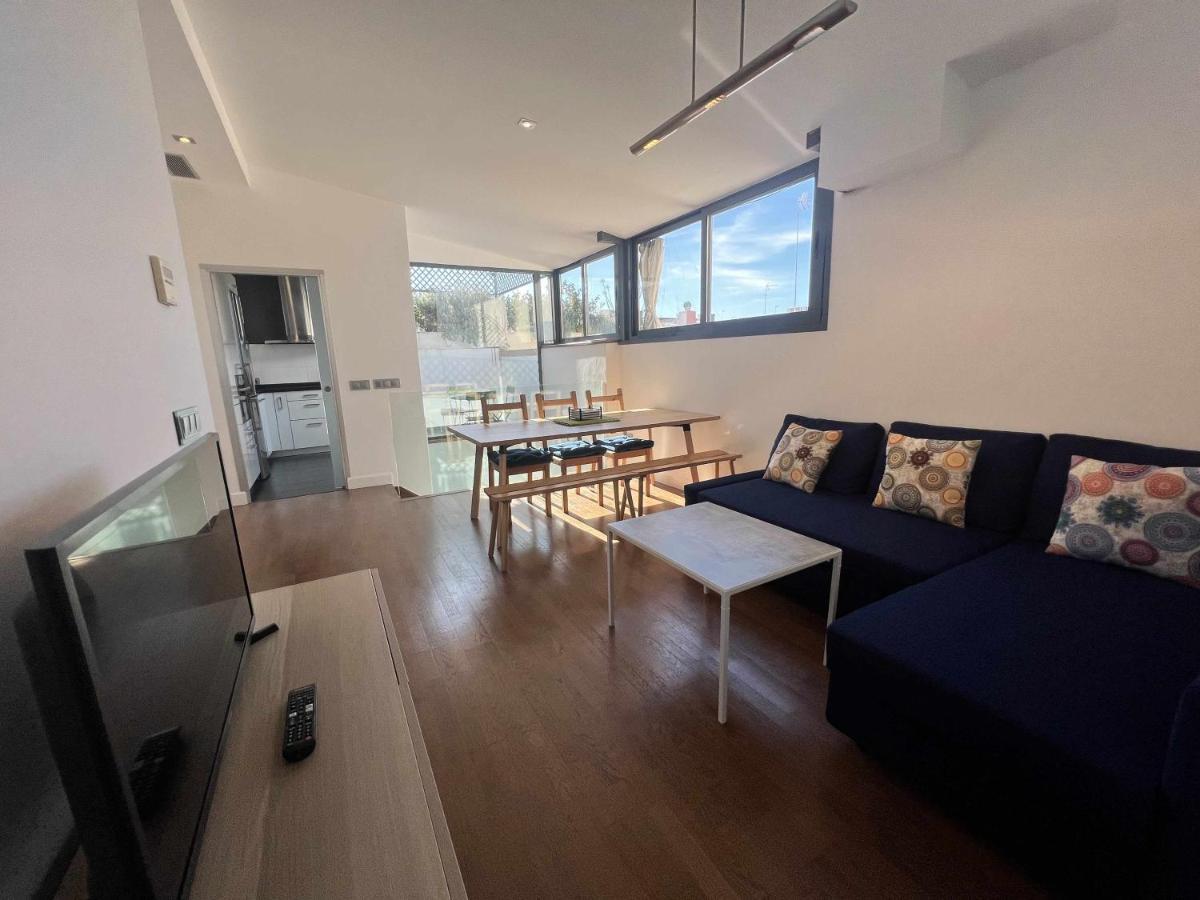 Atico San Bernardo Terraza Y Parking Incluido Apartment Sevilla Bagian luar foto